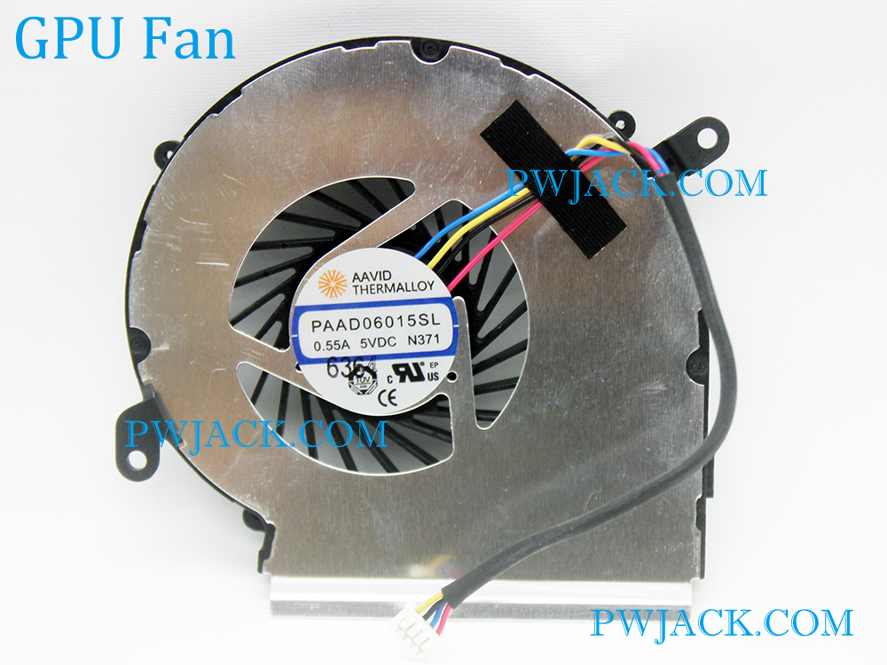 (image for) MSI GE62MVR 7RG CPU GPU Fan Assembly MS-16JC